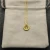 David Yurman Gold Diamond Initial J Disc Pendant Necklace
