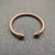 David Yurman 5mm Beige Colorful Enamel Cuff Bracelet, Fits Wrist Size 16cm - 20cm