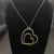 David Yurman 38mm Gold and Silver Double Heart Necklace