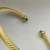 David Yurman 4mm Gold Deep Green Diamond Bangle Bracelet