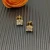David Yurman 8mm Gold Four-Prong White Diamond Stud Earrings