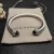 David Yurman 7mm Full Pavé Purple Diamond End Cap Cable Bracelet