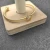 David Yurman Gold Tone 4mm Cable Square White Diamond Cuff Bracelet