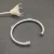 David Yurman 4mm Cable Cuff Bracelet with Double X Station Fully Pavé Diamonds