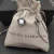 David Yurman 7mm Cable Twist Square White Agate Pendant Necklace, 1.5mm Chain, Length 45cm + 5cm