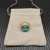 David Yurman Gold 14mm Square Blue Pavé Diamond Ring