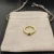 David Yurman Gold 2.8mm Petite Cable Purple Pavé Diamond Ring