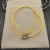 David Yurman Yellow Double Ring Sterling Silver Nylon Cord Bracelet