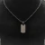David Yurman Black and Gold Pavé White Diamond Logo Necklace