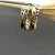 David Yurman 22x6.6mm Cable Single Strand Hoop Earrings