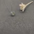 David Yurman 7mm Cable Twist Square Green Diamond Pendant Necklace, 1.5mm Chain, Length 45cm + 5cm