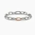 David Yurman Madison Chain Bracelet Rose Gold and Silver