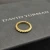 David Yurman 3mm Gold Cable Band Ring