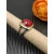 David Yurman Gold and Silver 14mm Square Red Diamond Ring