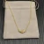 David Yurman Gold 16.2mm Small Link Pendant Necklace