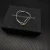 David Yurman Grey Double Ring Nylon Cord Bracelet