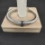 David Yurman 7mm Sterling Silver Cable Cuff Bracelet with Bead End Caps Black Diamonds