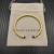 David Yurman 4mm Gold Deep Blue Sapphire Diamond Bangle Bracelet