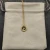 David Yurman Silver Diamond Letter F Round Pendant Necklace, Length 42cm + 3cm + 3cm