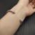 David Yurman 4mm Pavé Diamond Round-End Gold and Silver Bangle Bracelet