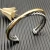 David Yurman 11mm Sculpted Cable Cross Cuff Bracelet