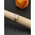 David Yurman Gold 8mm Four-Prong White Diamond Ring