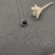 David Yurman 7mm Cable Twist Square Black Diamond Pendant Necklace, 1.5mm Chain, Length 45cm + 5cm