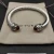 David Yurman 7mm Cable Cuff Bracelet with Rotating End Caps Champagne Diamonds