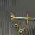 David Yurman Gold Pavé 38.2mm Petite Chain Link Earrings