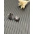 David Yurman Hexagonal Purple Diamond Stud Earrings