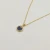 David Yurman 17.8mm Gold Round Lapis Lazuli Diamond Necklace