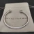 David Yurman 4mm Gold and Silver Cable Cuff Bracelet with Smooth Round End Caps