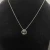 David Yurman 7mm Cable Twist Square Green Diamond Pendant Necklace, 1.5mm Chain, Length 45cm + 5cm