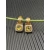 David Yurman Gold Yellow Pavé Square Cable Drop Earrings