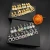 David Yurman Gold Black Pavé Square Cable Drop Earrings