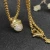 David Yurman Gold Cable Necklace with Half-Pavé Diamonds