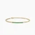 David Yurman 1.7mm Pavé Bar Green Diamond Bracelet