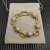 David Yurman Gold Madison Pavé Bead Bracelet