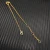 David Yurman 8mm Gold Double Ring Cable Bracelet