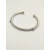 David Yurman 4mm Silver Double X Bracelet