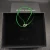David Yurman Green Double Ring Sterling Silver Nylon Cord Bracelet