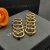 David Yurman Gold 2.8mm Petite Cable Turquoise Ring