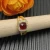 David Yurman Gold Square Red Diamond Ring