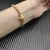 David Yurman Gold 5mm Box Chain Cross Bracelet