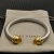 David Yurman 7mm Gold Yellow Diamond Head Gemstone Bracelet, Fits Wrist Sizes 16–20cm