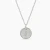 David Yurman Gold Diamond Initial J Disc Pendant Necklace