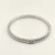 David Yurman 6.2mm Sterling Silver X-Pattern Pavé Wave Cuff Bracelet