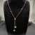 David Yurman Gold Starburst Cluster Necklace Chain 1.5mm