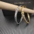 David Yurman 6.2mm Gold Pavé Hook Clasp Engraved Wave Bracelet