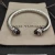David Yurman 7mm Cable Bracelet with Rotating Purple Pavé End Caps